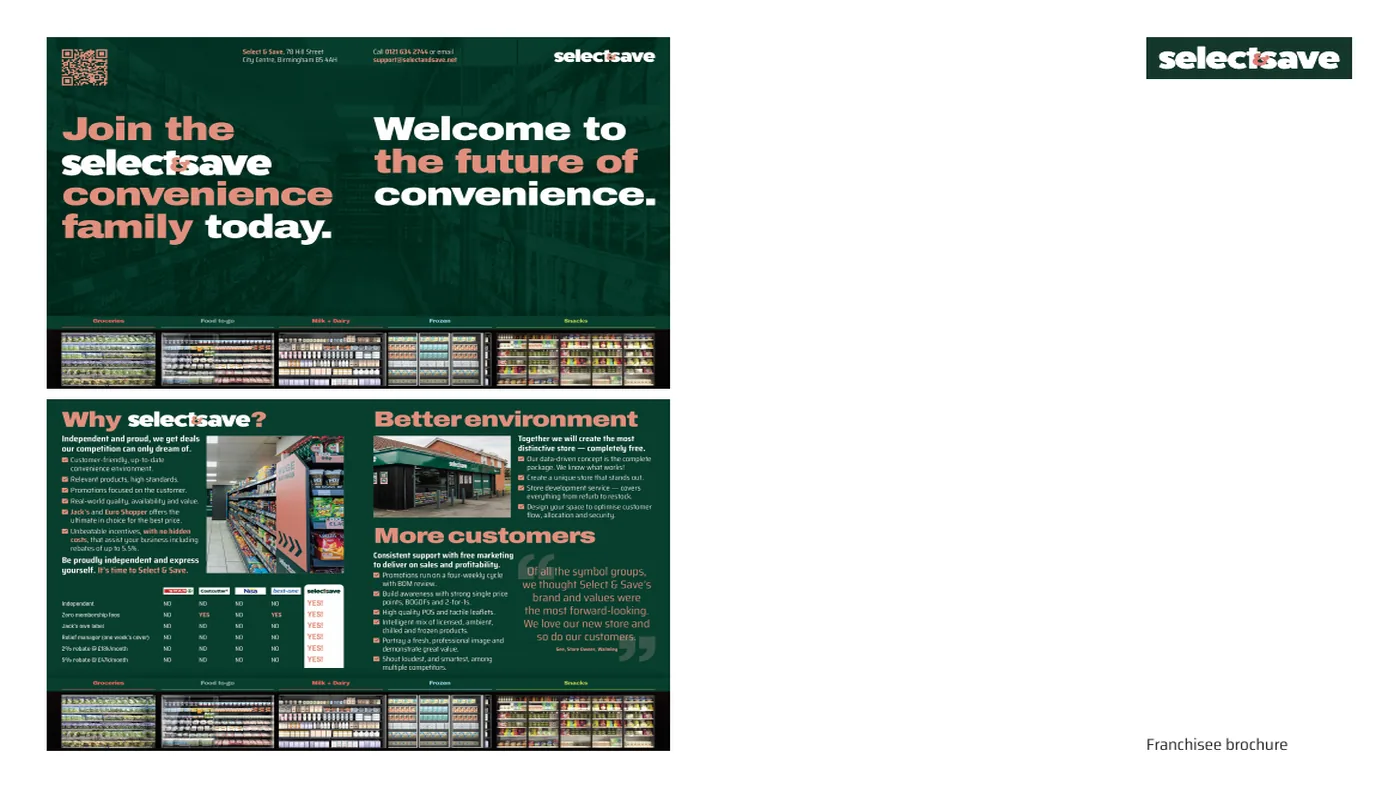 Franchisee brochure