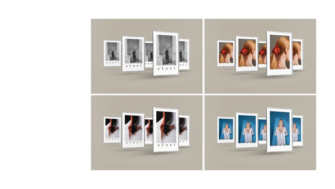 Framed posters from the stori series