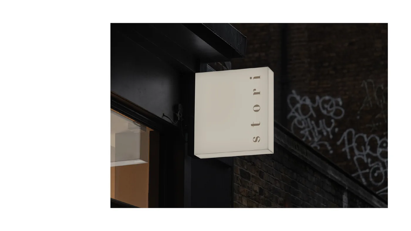 Illuminated projecting sign