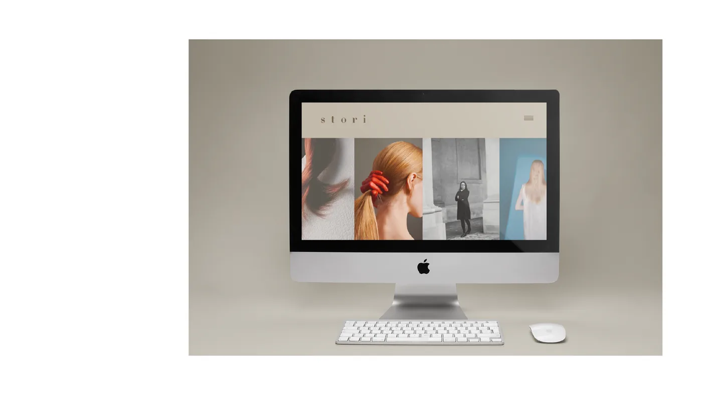 Website on desktop