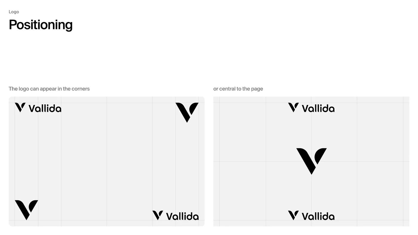 Logo positioning on the page