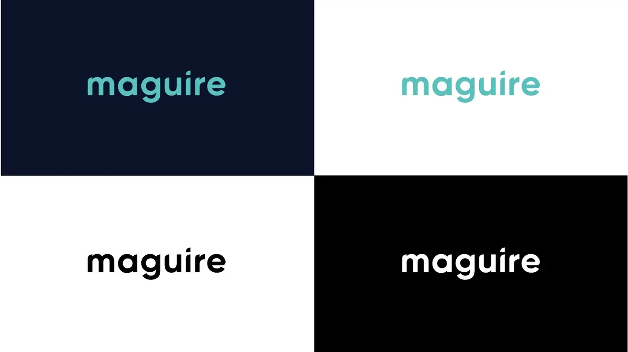 The Maguire wordmark