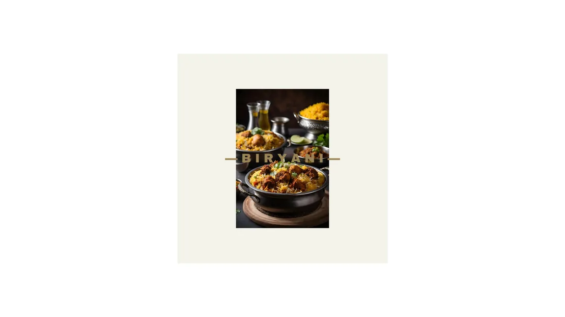 Biryani social post
