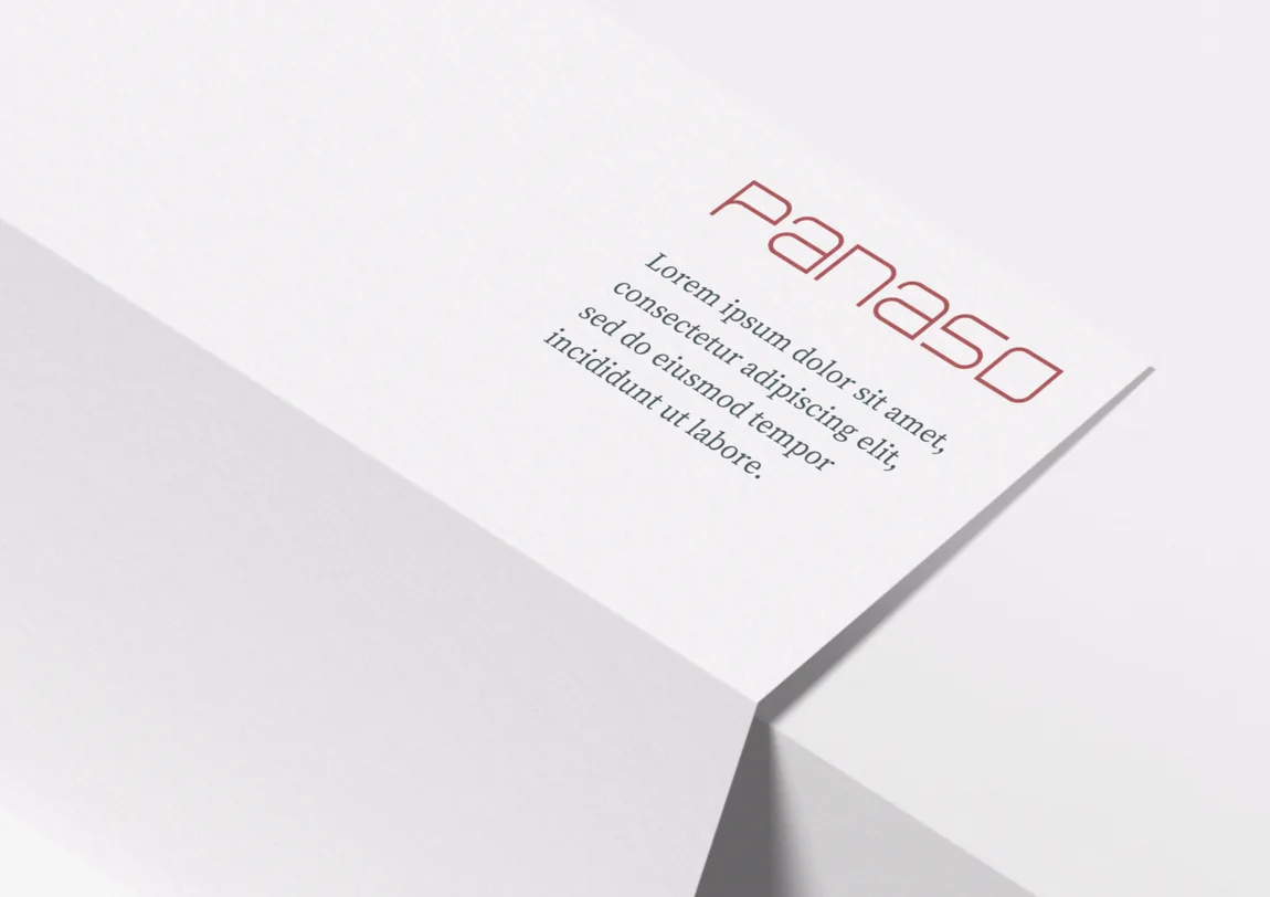 Panaso letterhead