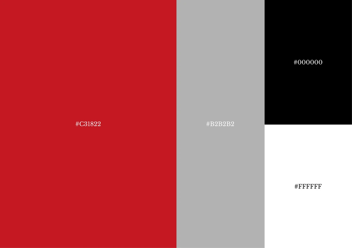 The four Rothley colour values